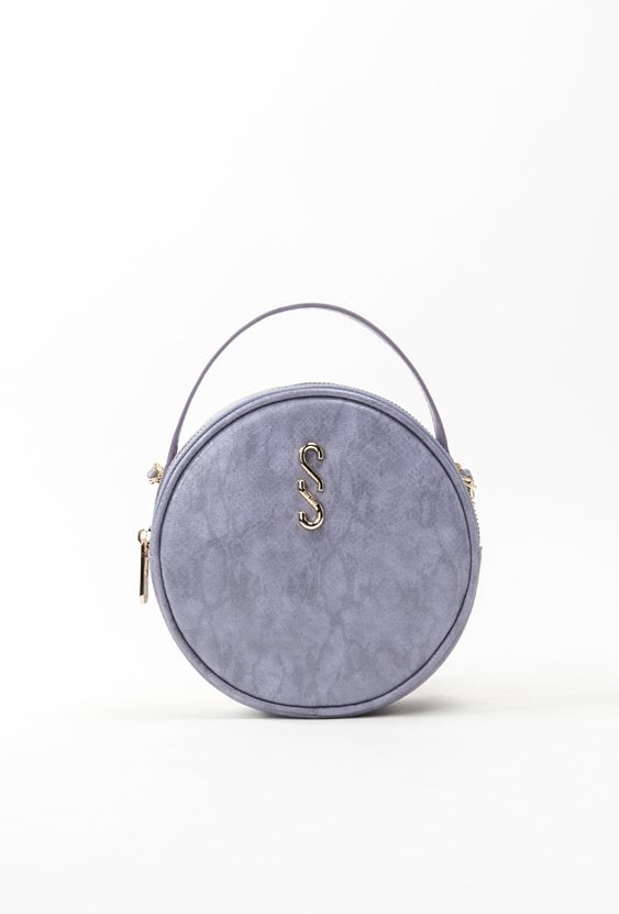 Kuferek damski z wężowym wzorem