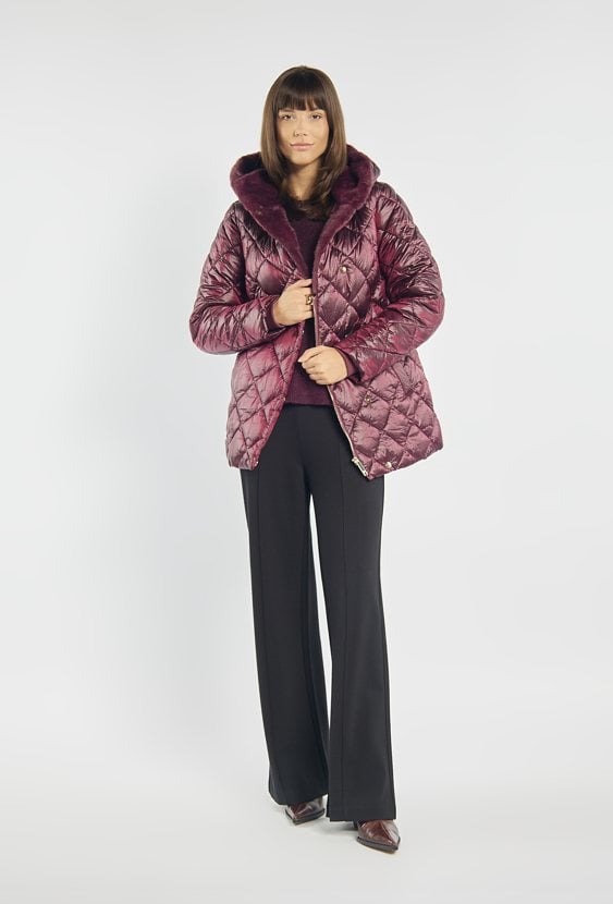 Kurtka damska z wiązaniem