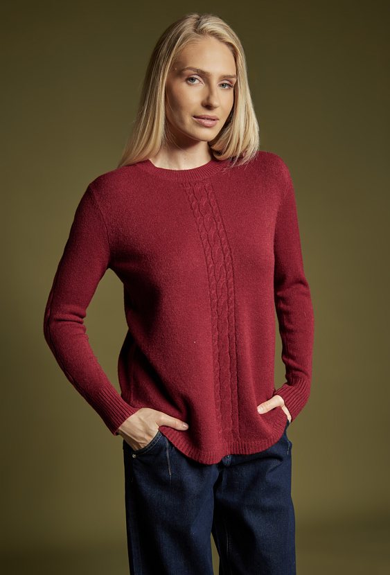 Sweter damski z modalem i wiskozą