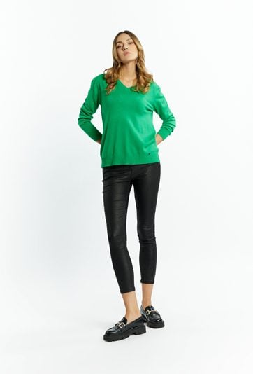 Wiskozowy sweter damski