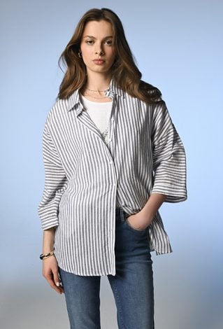 Bawełniana koszula w paski