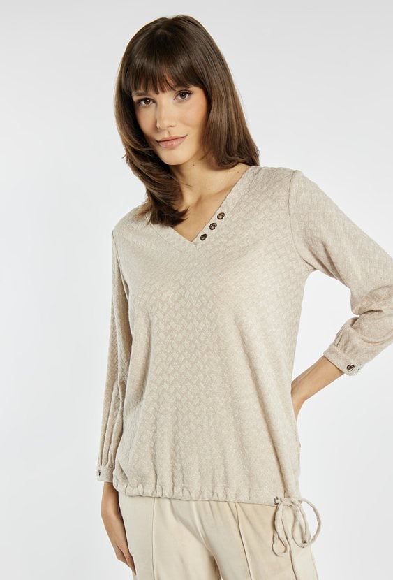 Bluzka damska z lekkim połyskiem