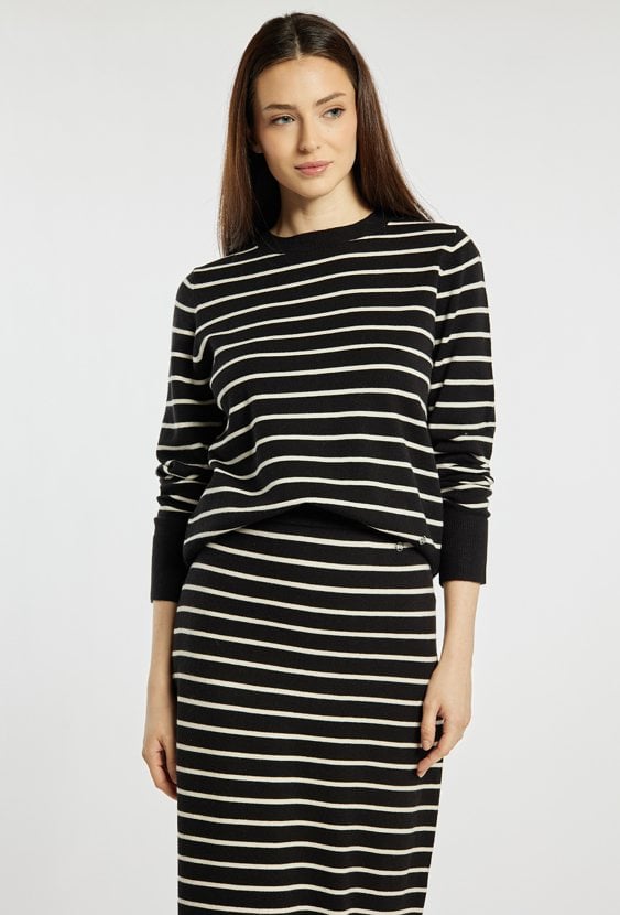 Sweter damski w paski