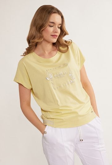 T-shirt damski z nadrukiem