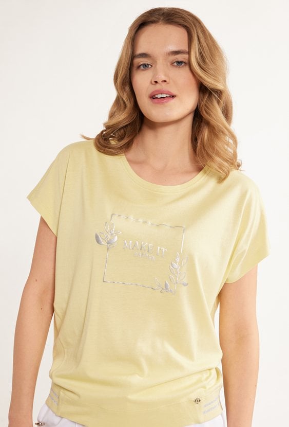 T-shirt damski z nadrukiem