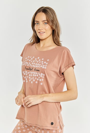 Bawełniana góra od piżamy