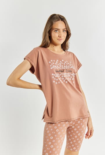 Bawełniana góra od piżamy