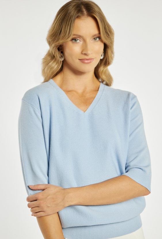 Sweter z krótkim rękawem