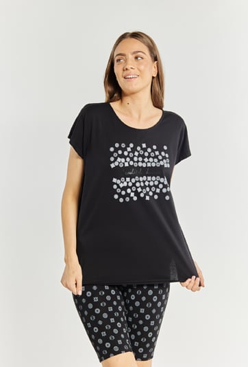 Bawełniana góra od piżamy