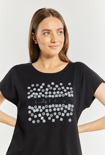 Bawełniana góra od piżamy