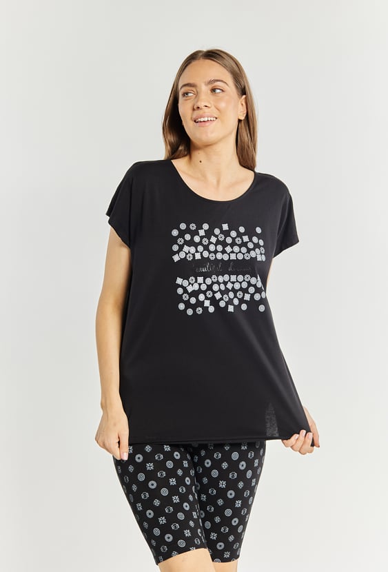 Bawełniana góra od piżamy