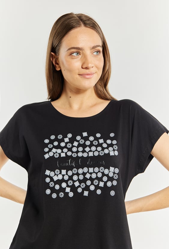 Bawełniana góra od piżamy