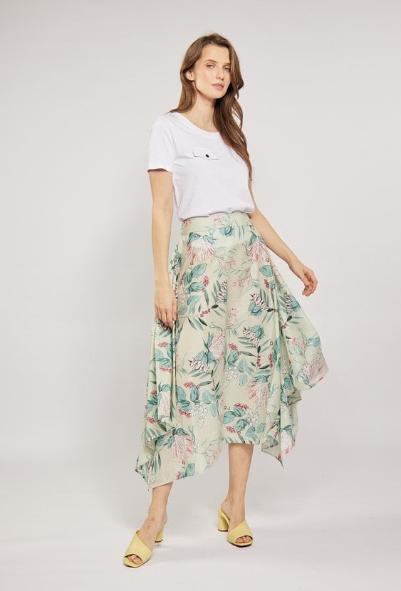 Bawełniana spódnica damska midi