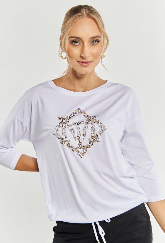 Bluzka damska z wzorem