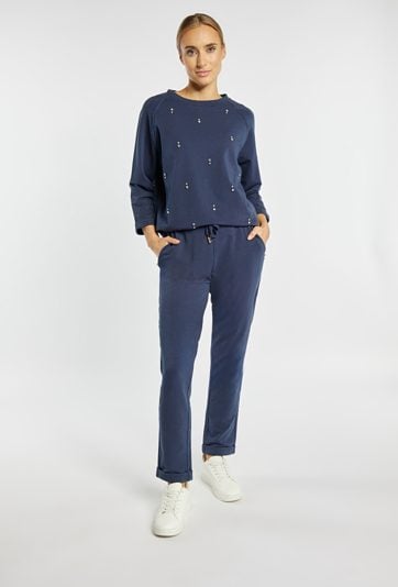 Spodnie dresowe z wiązaniem