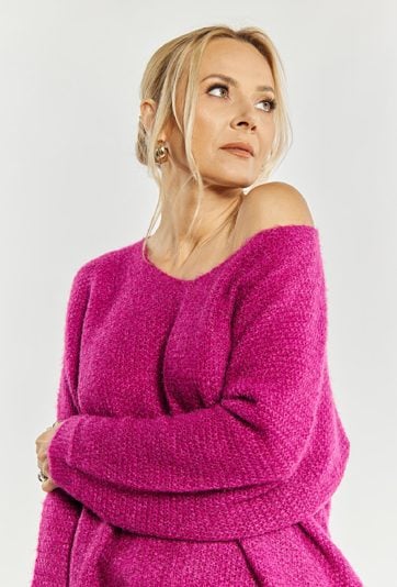 Sweter damski z wiskozy