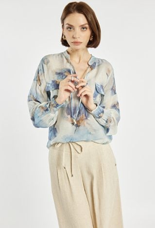 Wzorzysta bluzka damska