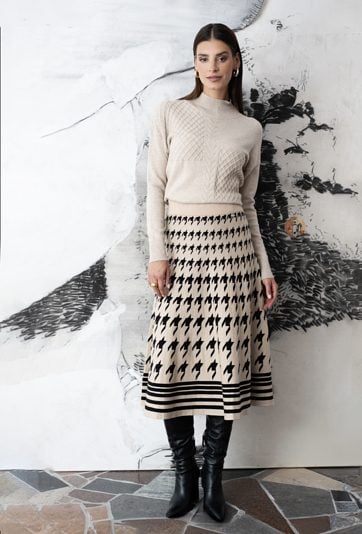 Spódnica damska z wzorem