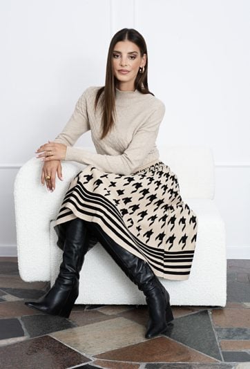 Spódnica damska z wzorem