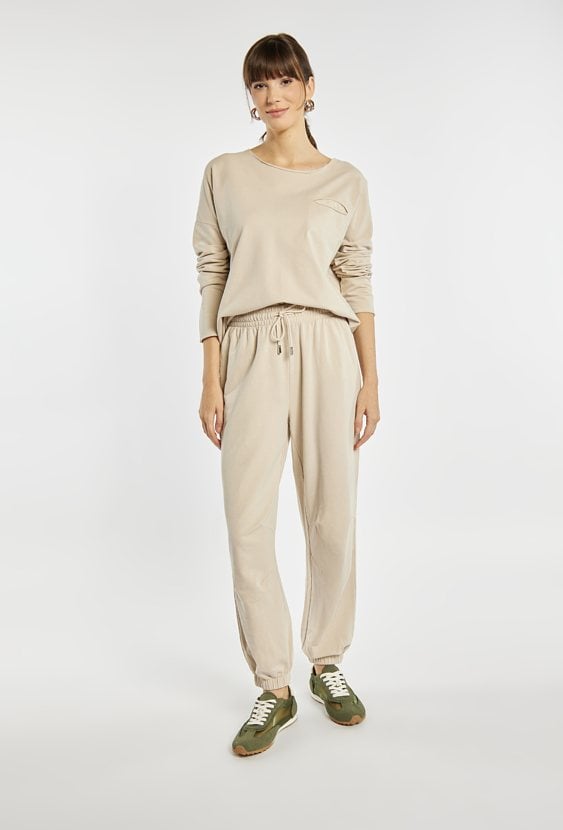 Spodnie dresowe ze ściągaczami