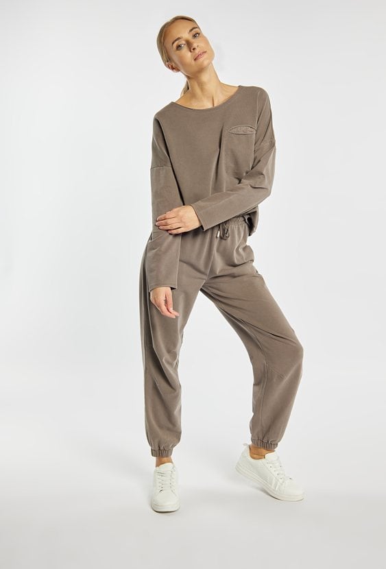 Spodnie dresowe ze ściągaczami