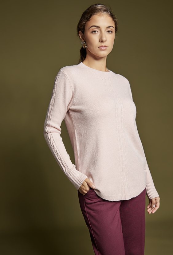 Sweter damski z modalem i wiskozą