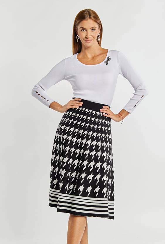 Spódnica damska z wzorem