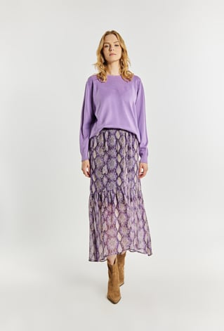 Sweter damski z delikatnym wzorem