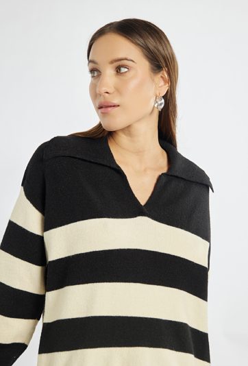 Sweter damski w paski