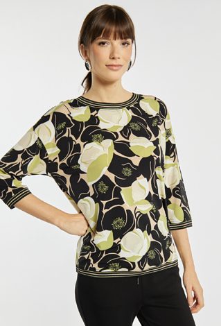 Wzorzysta bluzka damska