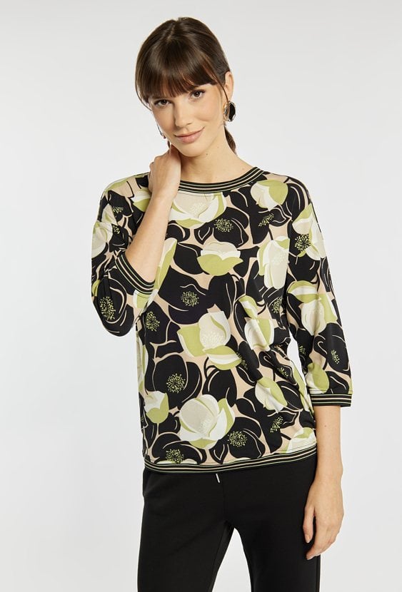 Wzorzysta bluzka damska