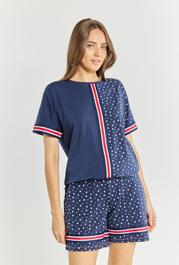 Bawełniana góra od piżamy