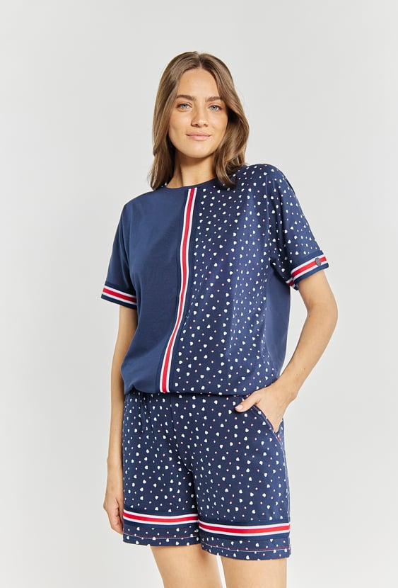 Bawełniana góra od piżamy