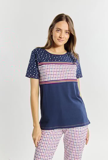 Góra od piżamy z wzorem