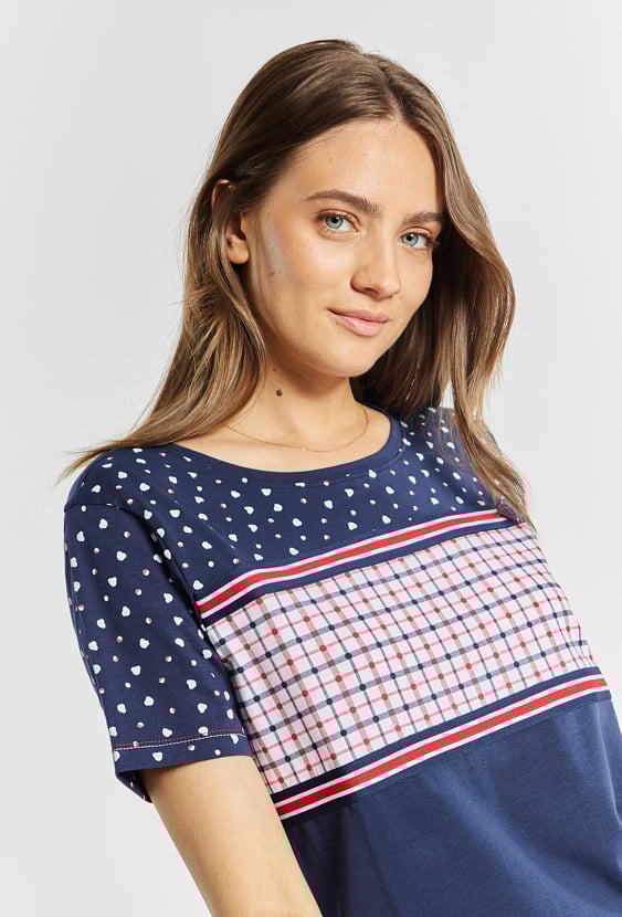 Góra od piżamy z wzorem