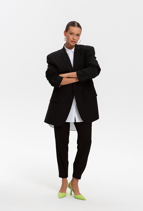 Asymetryczna koszula damska