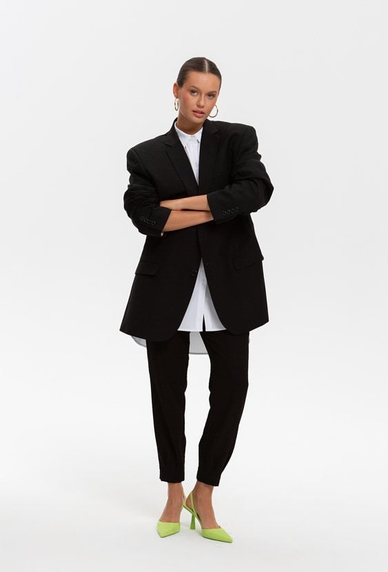 Asymetryczna koszula damska