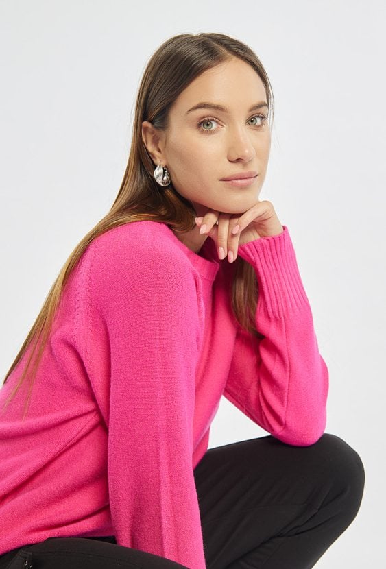 Sweter damski z wiskozy