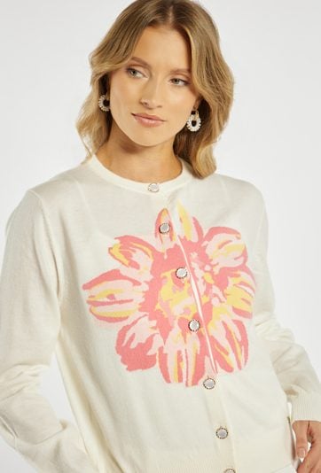Sweter damski z wzorem