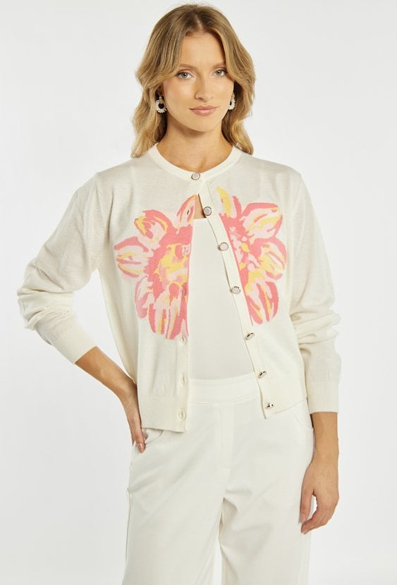 Sweter damski z wzorem