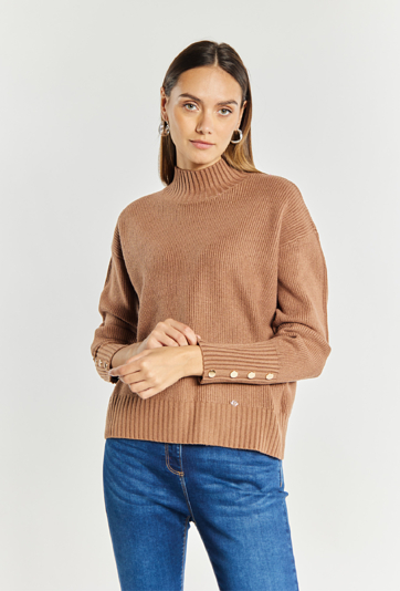 Sweter damski o luźnym kroju