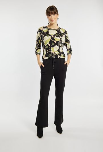 Spodnie damskie z wiązaniem