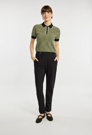 Czarne spodnie damskie