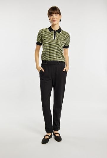 Czarne spodnie damskie