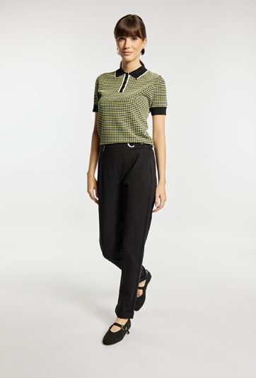 Czarne spodnie damskie