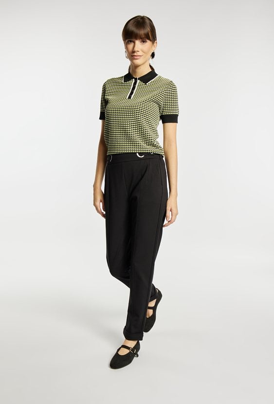 Czarne spodnie damskie