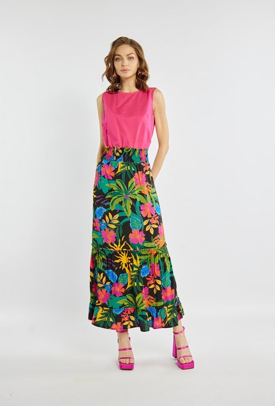 Bluzka w intensywnym kolorze