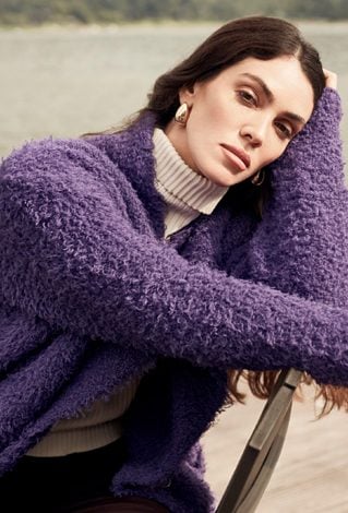 Sweter płaszczowy