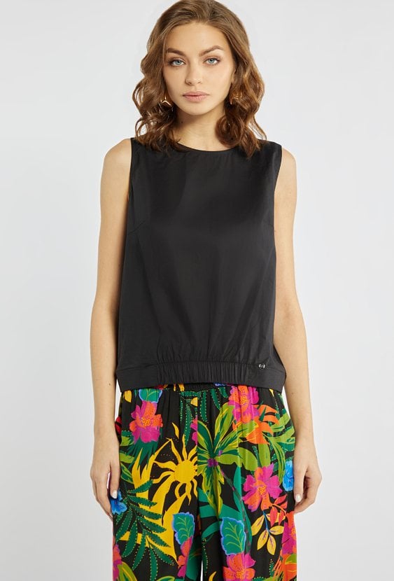 Czarna bluzka damska