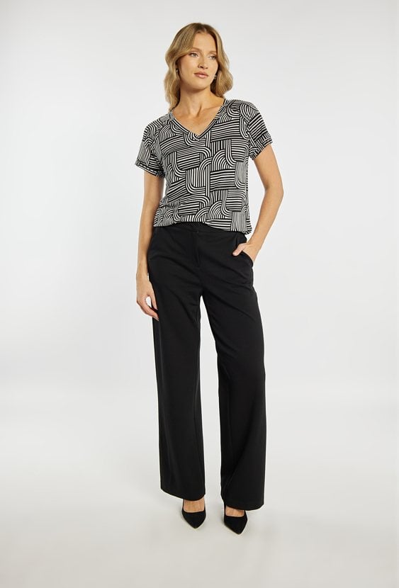 Bluzka damska z wzorem